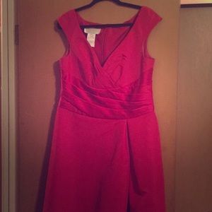 Red after 5 cocktail sleeveless dress
